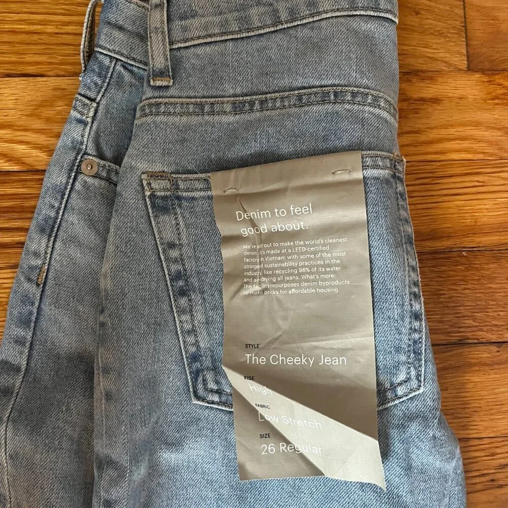 Everlane The Original Cheeky Jean, 26 Regular - Picture 5 of 5